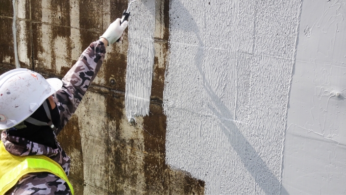 コンクリート中性化対策工事